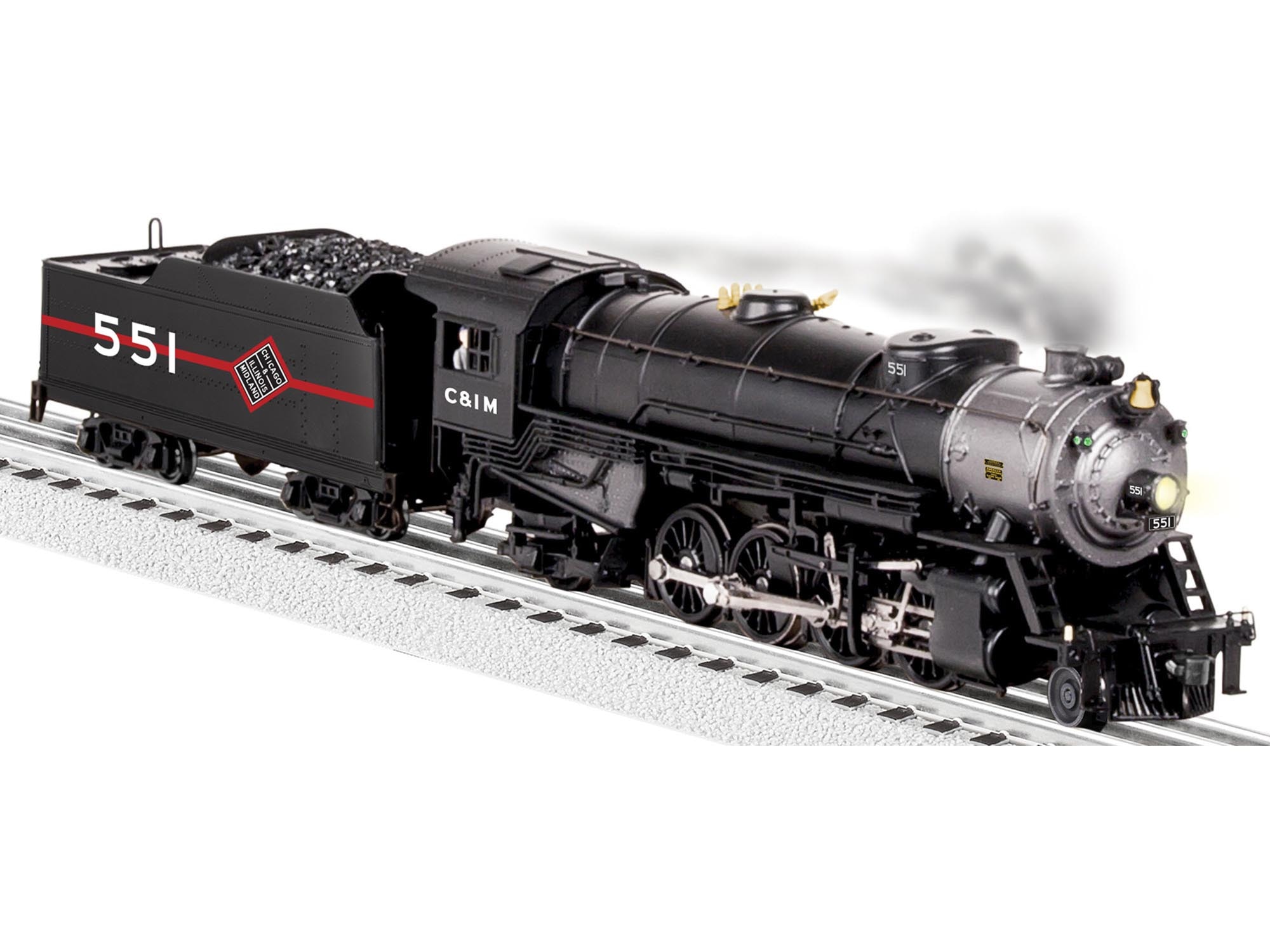 Chicago Illinois Midland LEGACY Scale Heavy Mikado 2 8 2 Steam Locomotive 551